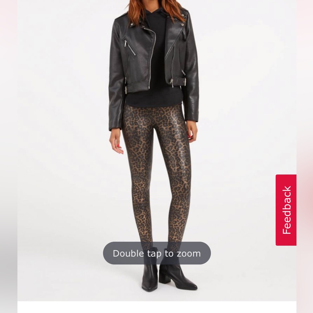 NWT - Spanx Faux Leopard Leggings